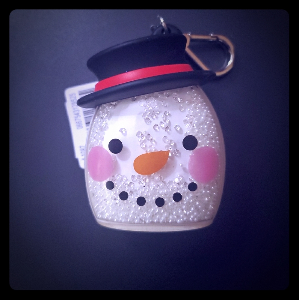 Bath & bodyworks pocketbac holder snowman